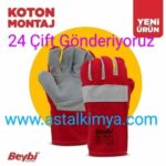 Beybi DT-01-Deri Takviyeli İş Eldiveni