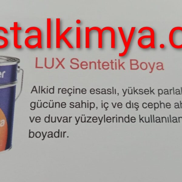 SENTETİK 3 Kg PARLAK YAGLI BOYA TSE BELGELİ ÇOK RENKLİ
