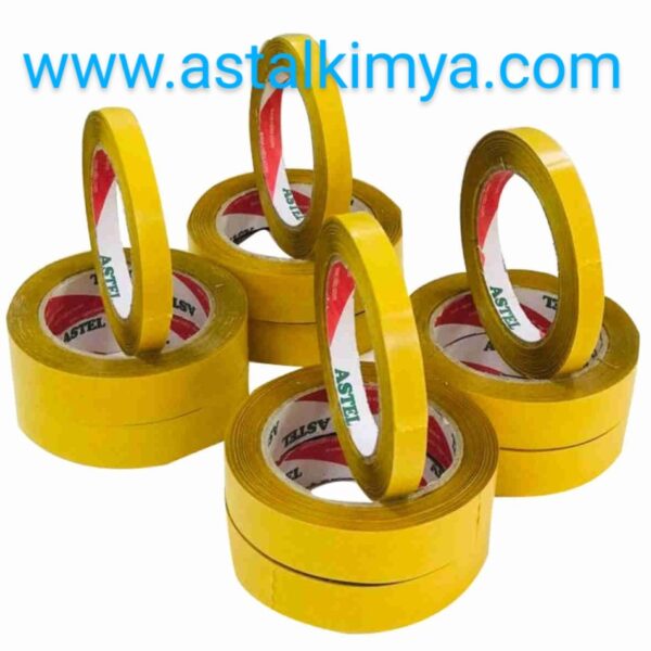 ASTEL 19 mm ÇİFT TARAFLI 25 Metre,Şeffaf Bant