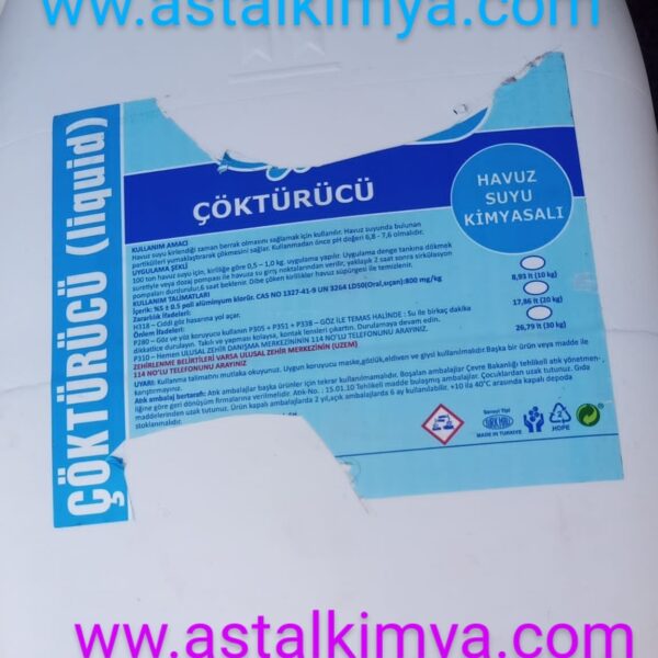 SIVI ÇÖKTÜRÜCÜ, 30 Kg, HAVUZ KİMYASALI