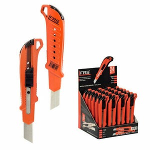 FRS GENİŞ METAL PASLANMAZ MAKET BIÇAĞI, 18 MM GENİŞ