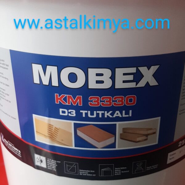 MOBEX KM3330. 25 Kg ,D3 ,ŞEFFAF TUTKAL
