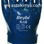 BEYBİ, KN 6,PETROLCÜ ELDİVENİ,LACİVERT, ŞARDONLU,Pamuk Nitril Eldiven