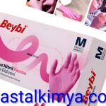 BEYBİ,PEMBE,NİTRİL,ELDİVEN,100 ADET