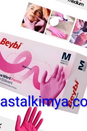 BEYBİ,PEMBE,NİTRİL,ELDİVEN,100 ADET