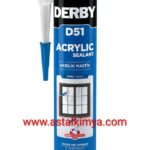 DERBY SİLİKONİZE MASTİK, 500 GR , BEYAZ
