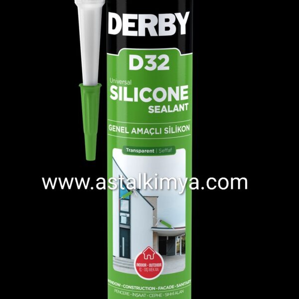 DERBY SİLİKON , 320 GR, ŞEFFAF yada  BEYAZ D32