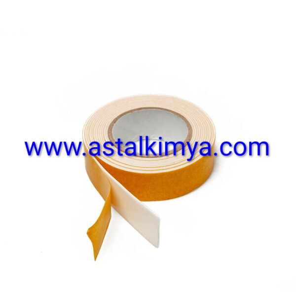 Çift Taraflı Köpük BEYAZ Bant 18 mm 10 Metre