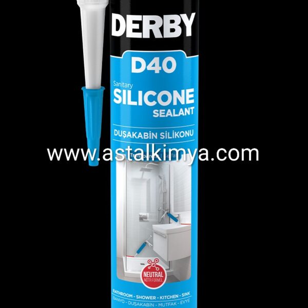 DERBY DUŞAKABİN  SİLİKONU,ŞEFFAF, BEYAZ , 320 Gram