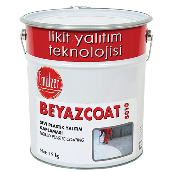 EMÜLZER 19 Kg BEYAZ COAT Elastomerik Reçine Esaslı Elyaflı Sıvı Plastik Kaplama