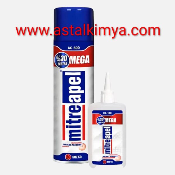 Apel 500 ML+130 Gr Mitre Apel Mega Hızlı Yapıştırıcı