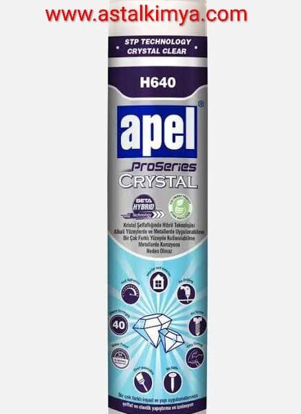 APEL Crystal RENK YAPIŞTIRICI NÖTR SİLİKON 290 ML, H640