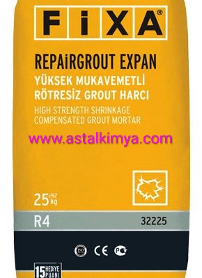 FİXA-REPAİRGROUT-EXPAN-ASTALKİMYA.COM REPAİR GROUT EXPAN T35 Yüksek Mukavemetli Rötresiz Grout Harcı - Görsel 1