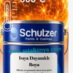 SCHUTZER 600 C ISIYA DAYANIKLI BOYA12,5 KG METALİK GRİ